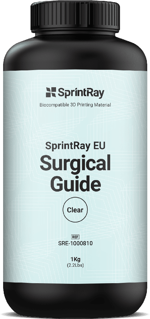 SPRINTRAY EU SURGICAL GUIDE CLEAR  TRANSPARENT