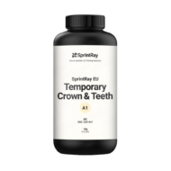 Pot de 1L de résine EU Temporary Crown & Tooth A1 de la marque SprintRay