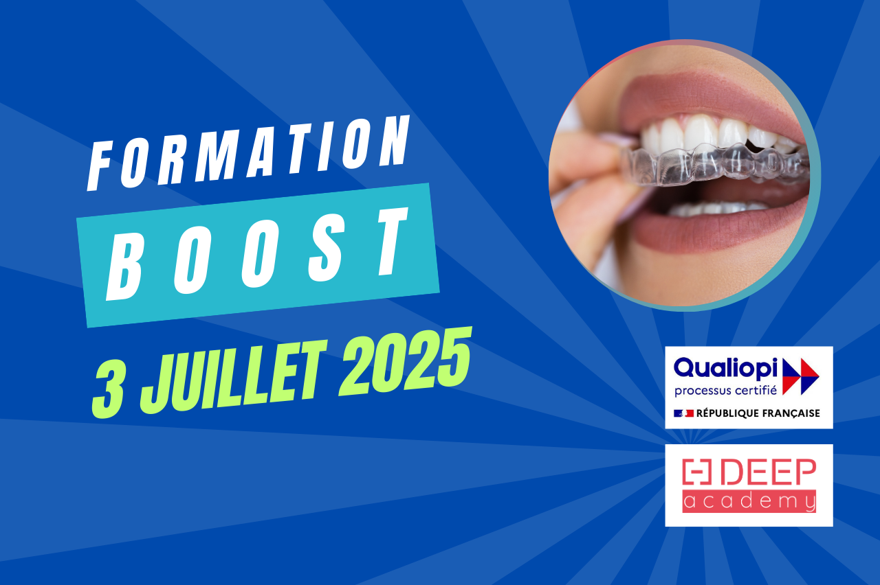 Visuel de la formation BOOST du 3 juillet 2025 proposée par Astem Academy et DEEP Academy et certifiée Qualiopi