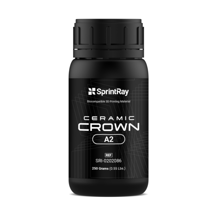 La résine Ceramic Crown A2 de la marque SprintRay