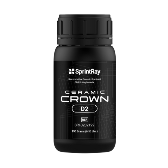 La résine Ceramic Crown D2 de la marque SprintRay