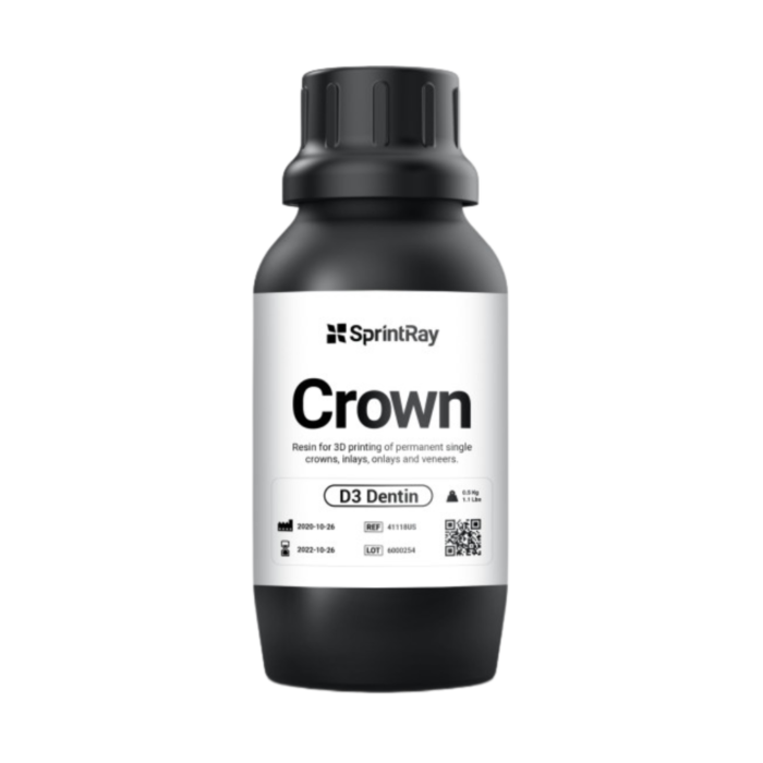 La résine Crown D3 de la marque SprintRay