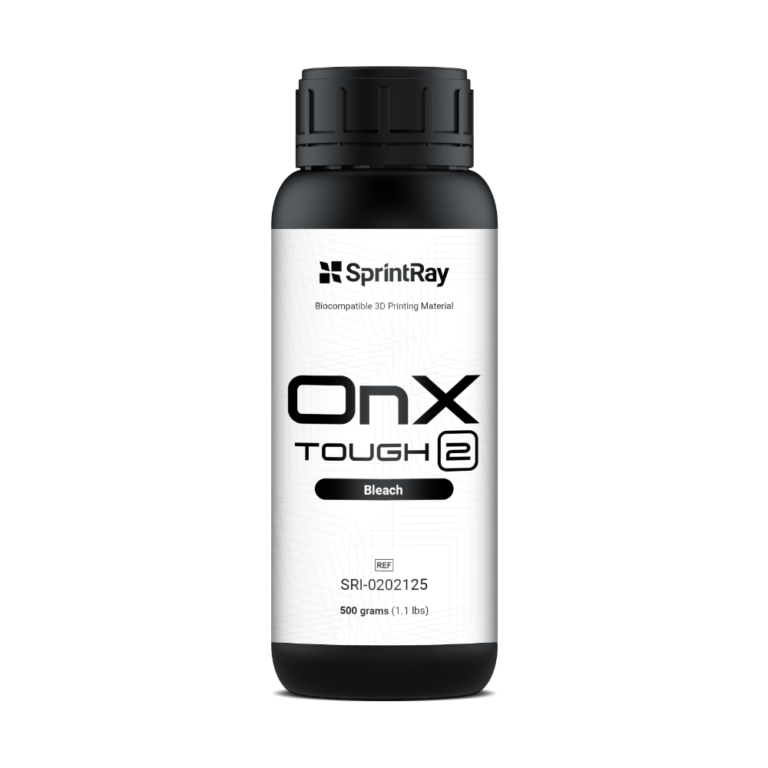 La résine OnX Tough 2 Bleach de la marque SprintRay