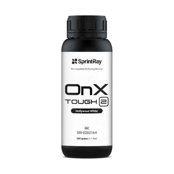 La résine OnX Tough 2 Hollywood White de la marque SprintRay